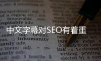 中文字幕对SEO有着重要的影响。首先，中文字幕可以提高视频的可搜索性。搜索引擎无法直接识别视频内容，但可以通过读取中文字幕中的关键词来了解视频的主题和内容。因此，使用中文字幕可以增加视频在搜索引擎结果中的曝光率，提高被用户发现的概率。